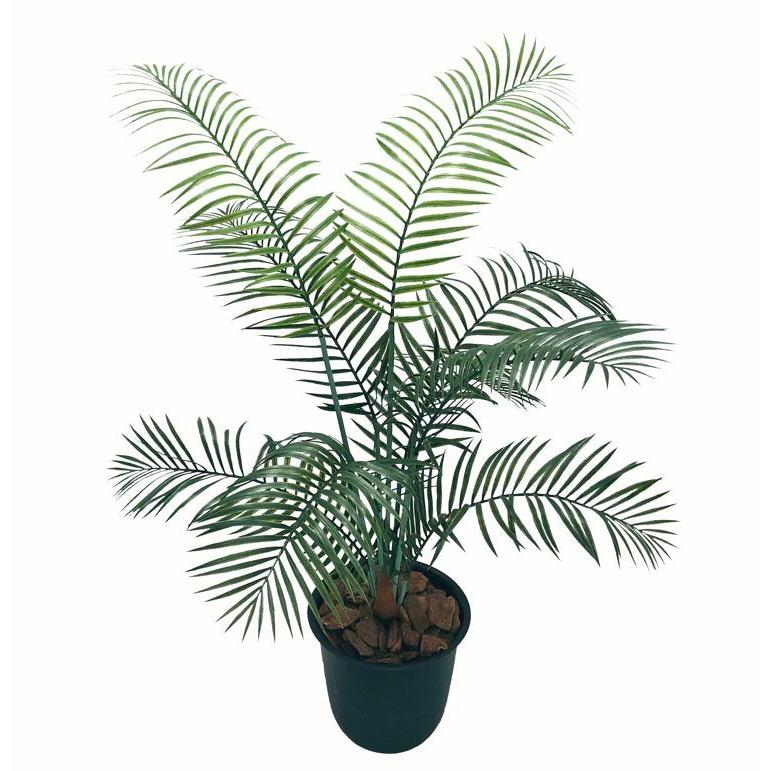 アレカツリー 140cm (フェイクグリーン 造花 インテリア 観葉植物 1.4m 屋外使用可能 鉢植え)の画像
