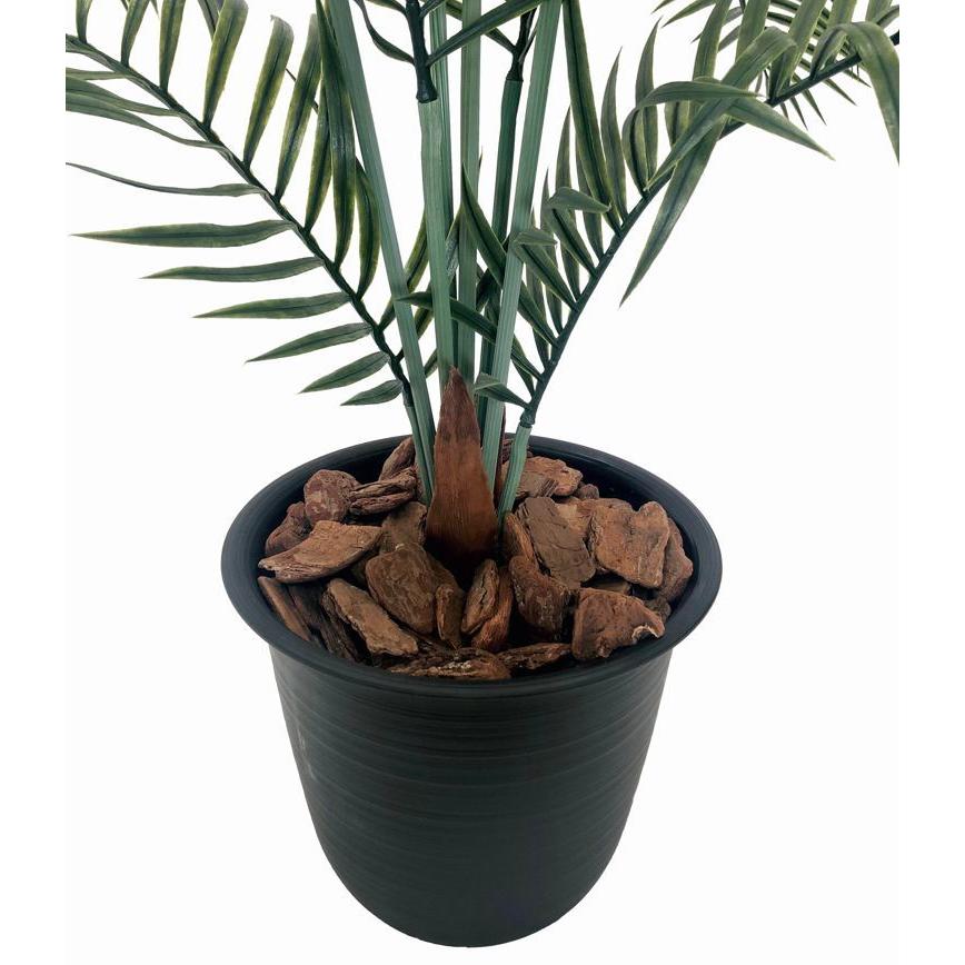 アレカツリー 140cm (フェイクグリーン 造花 インテリア 観葉植物 1.4m 屋外使用可能 鉢植え)の画像