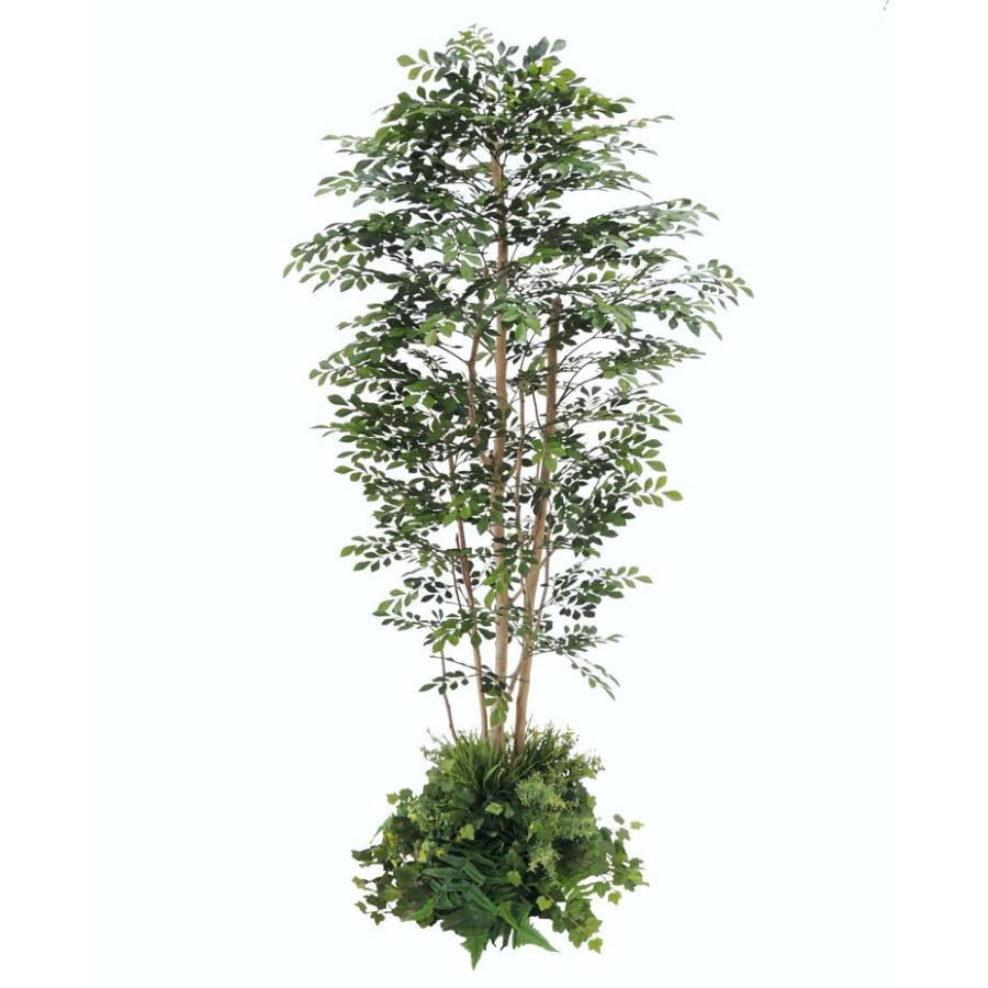 シマトネリコの木 装飾付き( フェイク 造花 インテリア 人工観葉植物