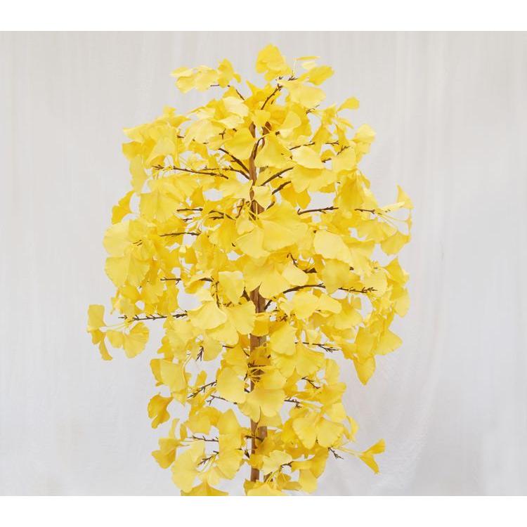 イチョウ ツリー 180cm (造花 人工観葉植物 紅葉 黄色 イエロー 和風 銀杏 ギンナン ガーデニング 造園 庭園 坪庭 インテリア_3