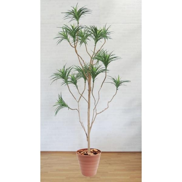 大型サイズ 人工観葉植物 ユッカ 高さ240cm(インテリア 造花 樹木 造木 フェイクグリーン 室内向け ドラセナ)
