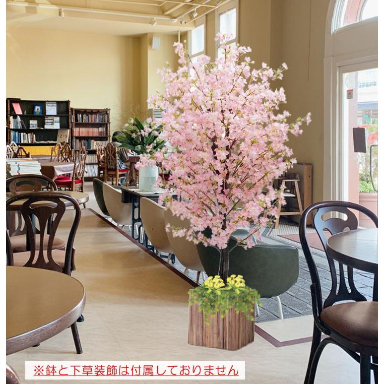 桜 の木 デラックス 180cm (造花 春 インテリア 観葉植物 サクラ 木