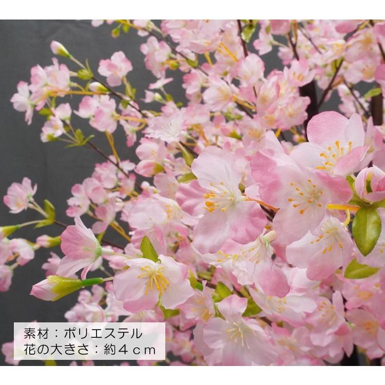 桜 の木 デラックス 180cm (造花 春 インテリア 観葉植物 サクラ 木 ピンク さくら 植栽 おしゃれ 大型 グリーン プラント ディスプレイ)_4