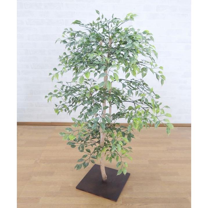 小さい葉っぱ の木 100cm (ミニフィカス ベンジャミン 造花 盆栽風 