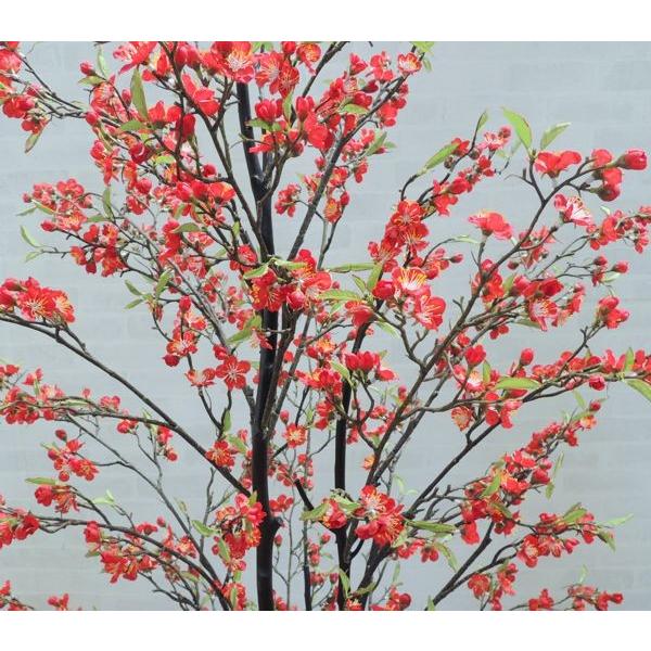 梅の木　置物 梅 の木 100cm (ウメ 造花 インテリア 観葉植物 人工 和風