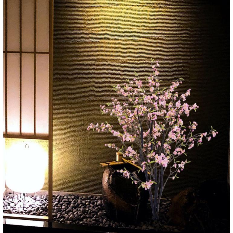 梅の木　置物 梅 の木 100cm (ウメ 造花 インテリア 観葉植物 人工 和風
