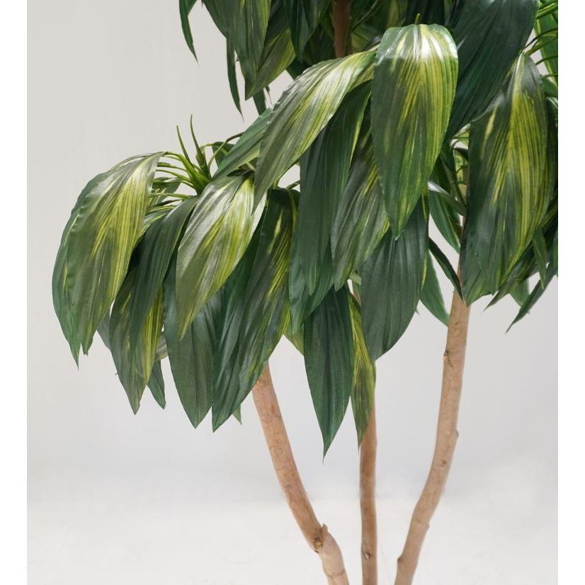 ドラセナ 株立ち 180cm (リュウゼツラン フェイク 造花 グリーン 人工観葉植物 大きい 1.8m インテリア おしゃれ 室内 大型 ディスプレイ 作り物 プランツ)