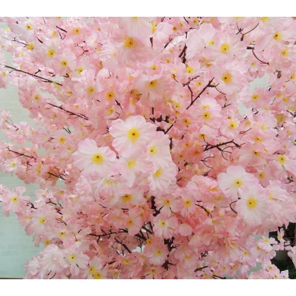 桜 230cm (造花 インテリア 観葉植物 サクラ 木板仕様 おしゃれ 室内