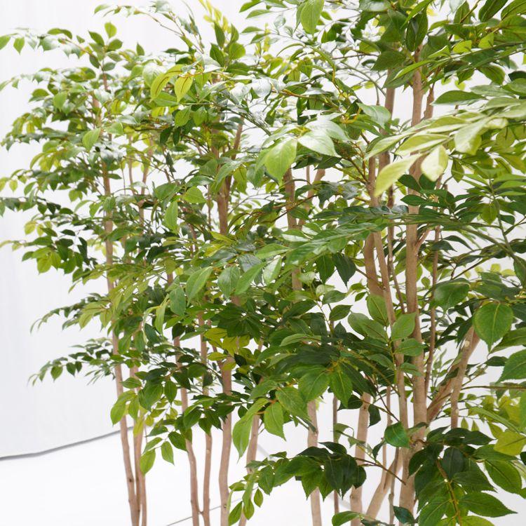 トネリコとマウンテンアッシュ 2分割 パーテーション 180cm 下草植栽 (フェイクグリーン 大型 造花 間仕切 仕切り オフィス おすすめ 内装 ベストグリーン）_4