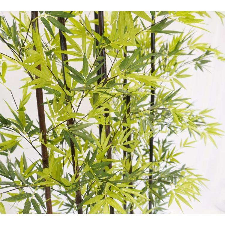 黒竹 8本立 パーテーション 180cm (クロタケ 人工竹 造花 竹林