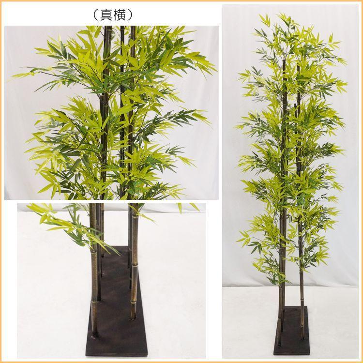 黒竹 8本立 パーテーション 210cm (クロタケ 人工竹 造花 竹林