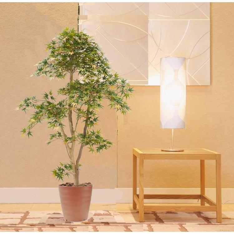 モミジ 盆栽風 150cm (フェイクグリーン リアル 店舗 ミニ 人工観葉
