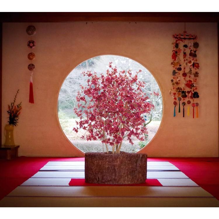 観葉植物　150株以上まとめ売り ドウダンツツジ 株立ち 150cm 赤色 (造花 インテリア おしゃれ