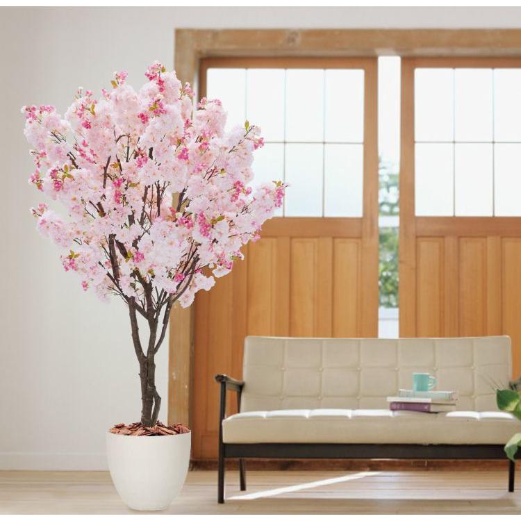 さくらの木 230cm 桜 造花 インテリア 観葉植物 サクラ 春 おしゃれ 室内 大型 装飾 植栽 Amj0409 230 造花観葉植物専門店ビワールデコ 通販 Yahoo ショッピング