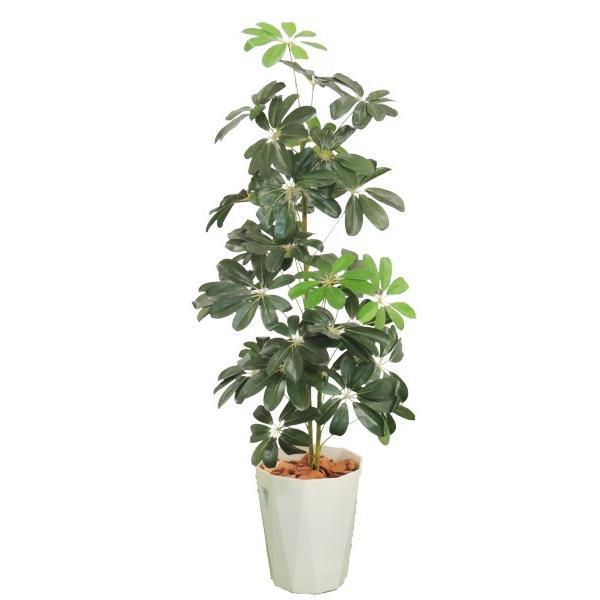 カポック 120cm (観葉植物 フェイク グリーン 造花 インテリア 鉢付き 室内 おしゃれ 装飾 植栽 飾り) :AMKAPOKKU