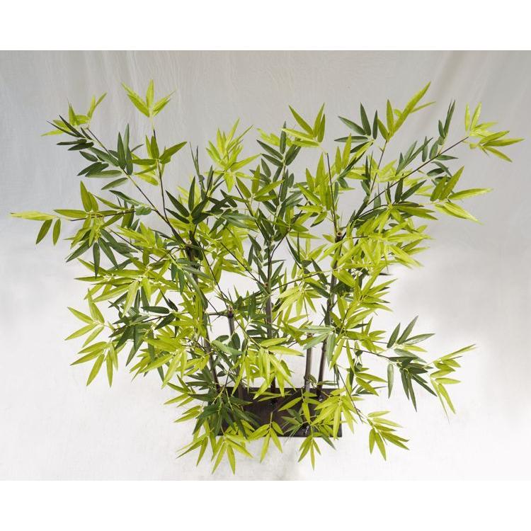 黒竹 5本立パーテーション 100cm (造花 人工観葉植物 バンブー 和風