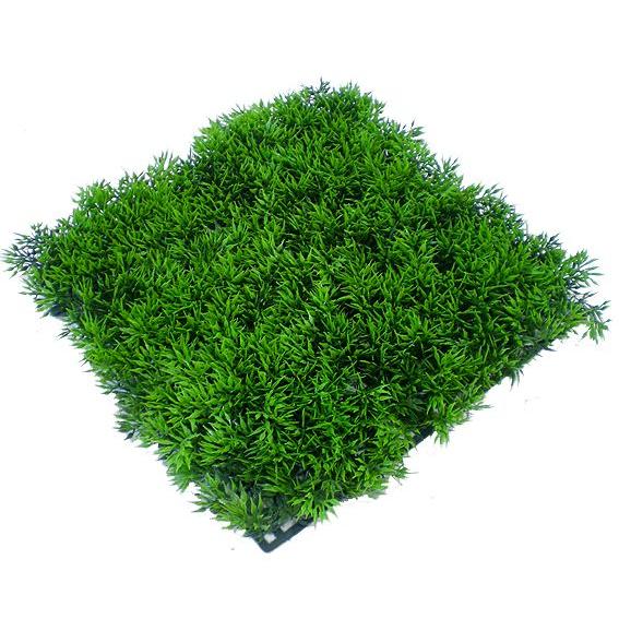 人工芝 グリーングラスマット グリーン (2枚)(造花 人工草 DIY 壁面