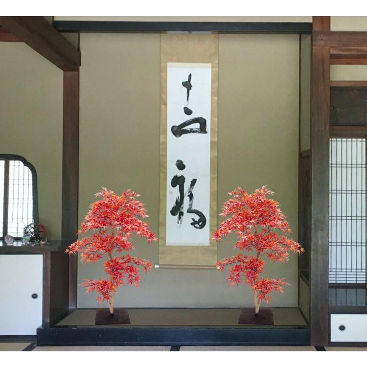 モミジ レッド 100cm (造花 人工観葉植物 紅葉 和風 インテリア 造園