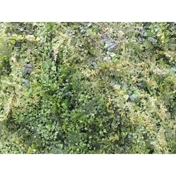 壁面緑化 パネル グリーン P 1.8ｍ×1.8ｍ (3分割 インテリア ウォールデコレーション 大型 目隠し イミテーション 造花 フェイク 装飾)｜ambix｜03