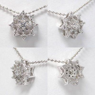 K10WGダイヤペンダント（スーパーSALE50%半額K10WG ダイヤモンド