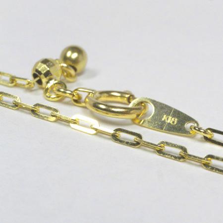 最新入荷 K18 レオンチェーン 青金 1 3mm 45cm レディースアクセサリー Postetelecom Gouv Cg