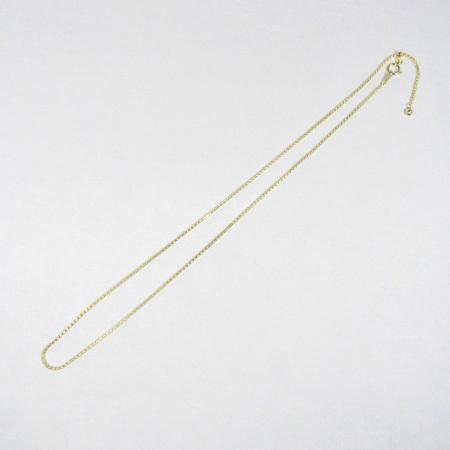 K18 カットポンパチェーン(青金)1.3mm・45cm K18 45cm