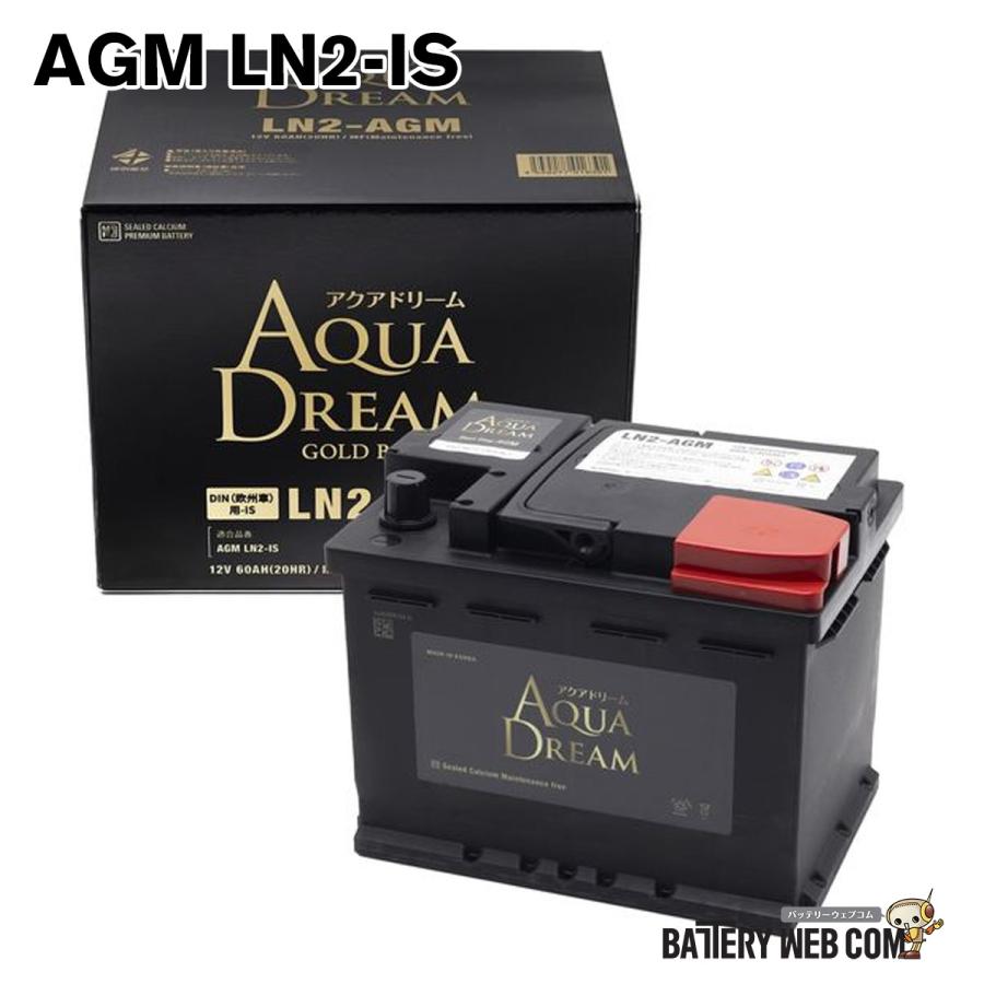 アクアドリーム（AQUA DREAM） LN2 GB-LN2-AGM 輸入車 DIN規格 欧州車