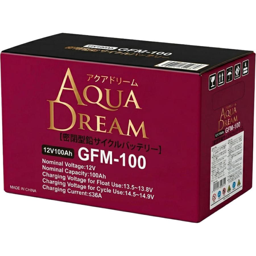 アクアドリーム（AQUA DREAM） GFM100 バッテリー 12V100Ah VRLA 制御