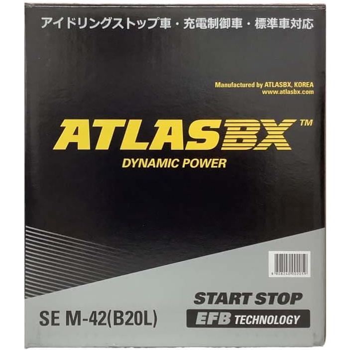 M-42 アトラス アイドリングストップ車用 M42 バッテリー B20L ATLASBX