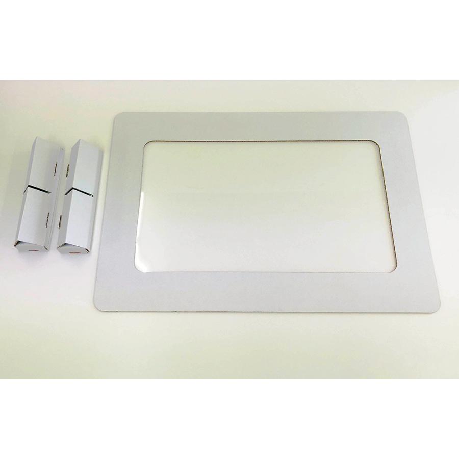 飛沫 防止 ウイルス 対策 卓上 仕切り板 デスク パーテーション 渡し 窓あり W900×H635×D300mm ダンボール PET 受付 カウンター シールド 90 63.5 30 cm 爆買 |  | 06