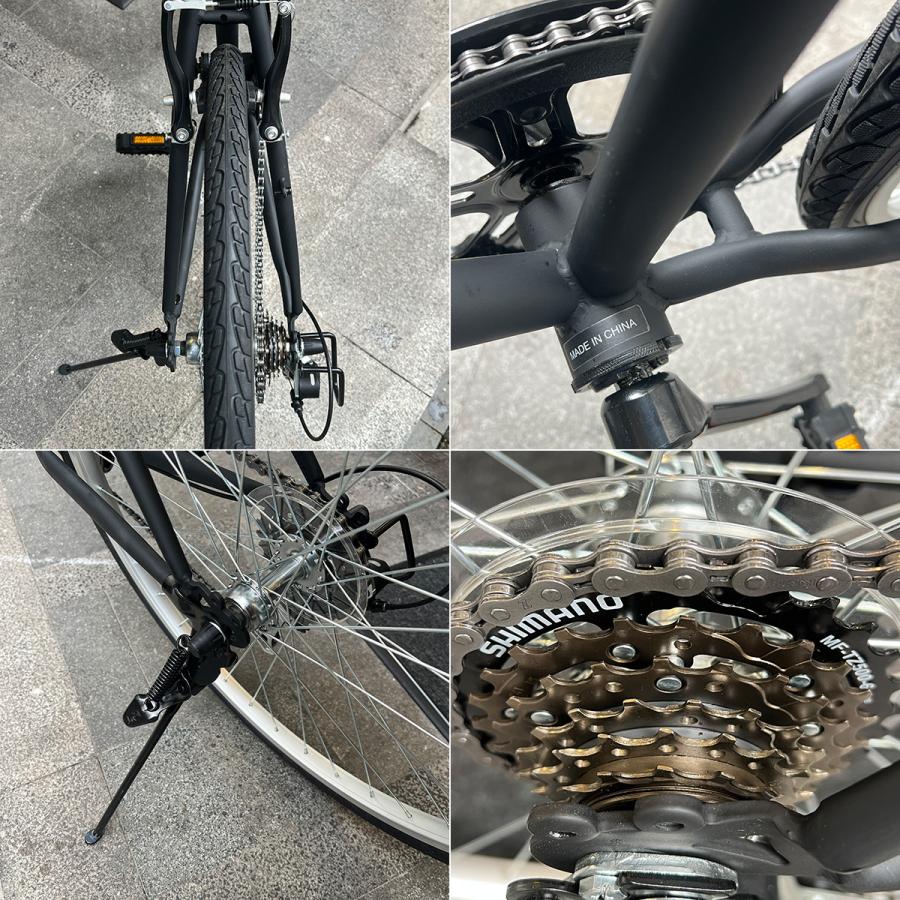 前サスペンション付き 26インチ クロスバイク CR-266SUS 街乗り 通勤 
