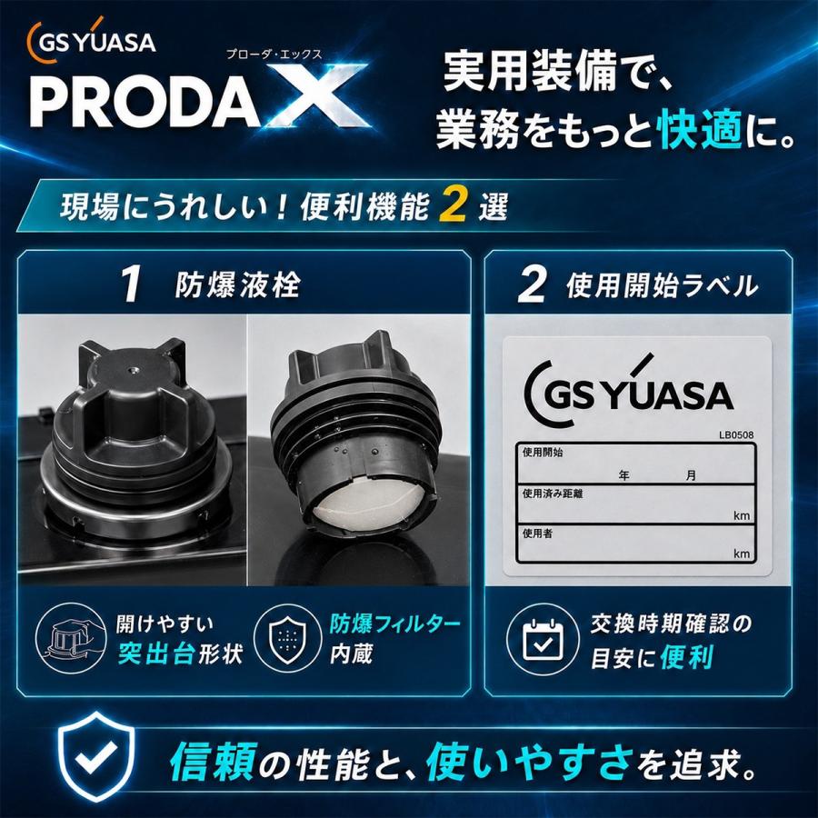 GSユアサ PRX-120E41R GSYUASA GSユアサ バッテリー PRODA X プローダ