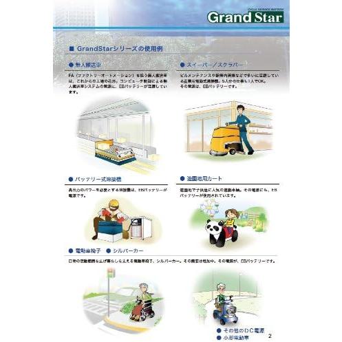 GSユアサ EB120 LER GrandStar 小型電動車用鉛蓄電池 12V 120Ah 産業用