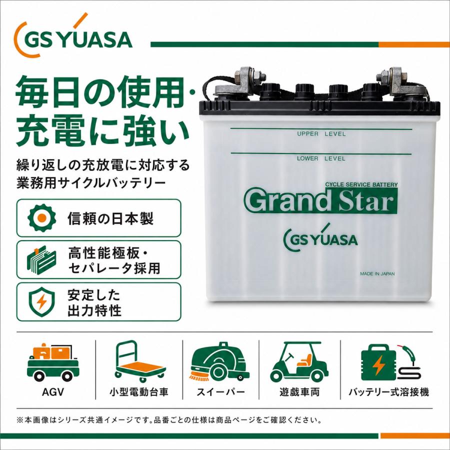 GSユアサ EB35 LE GrandStar 小型電動車用鉛蓄電池 12V 35Ah 産業用