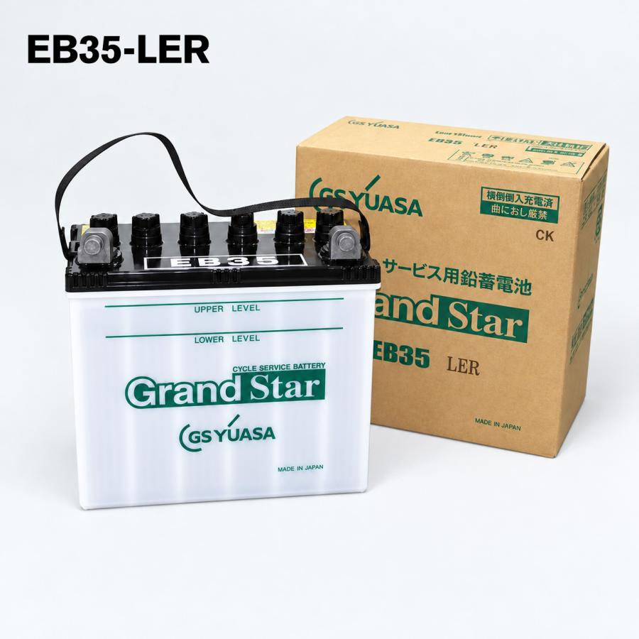 EB35　ディープ　サイクル　バッテリー 蓄電池　新品 GSユアサ EB35 LER GrandStar 小型電動車用鉛蓄電池 12V 35Ah 産業用