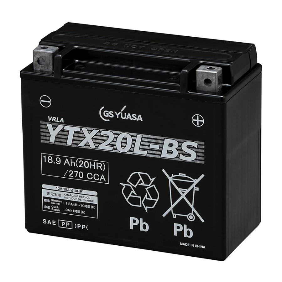 GSユアサ YTX20L-BS GSユアサ バイク バッテリー 液入り充電済 GSYUASA
