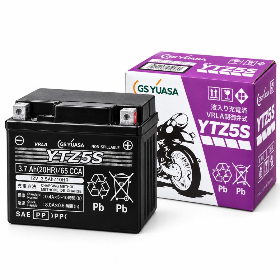 GSユアサ YTZ5S GSYUASA バイク用バッテリー ジーエスユアサ VRLA制御