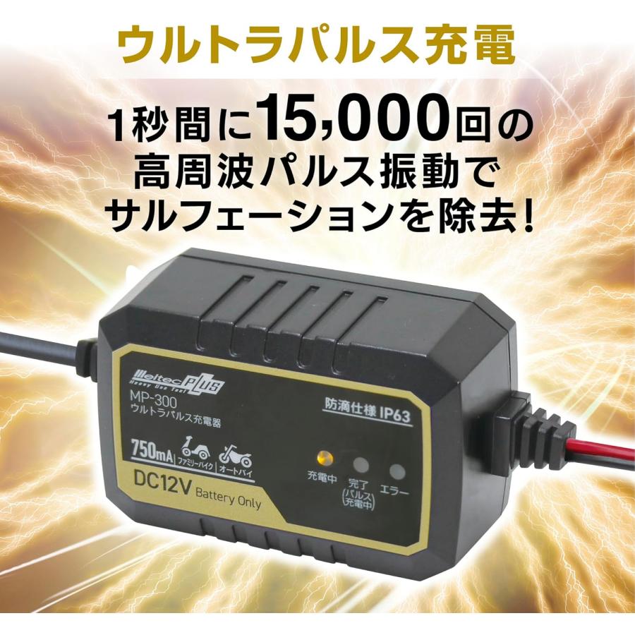 大自工業 メルテック 全自動ウルトラパルス バッテリー 充電器 12V専用