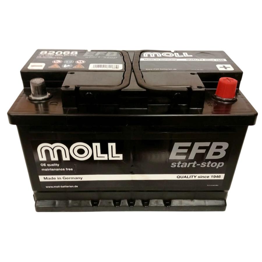 MOLL（モル） 82068 バッテリー MOLL EFB start-stop 820-68 LB3 LBN3
