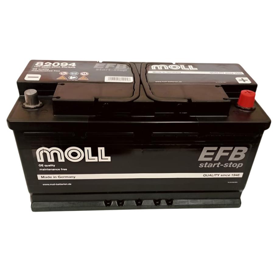 モーリー出品 82094 モル バッテリー MOLL EFB start-stop 820-94 L5 LN5 自動車