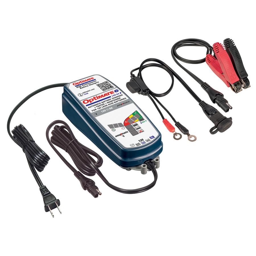 Optimate 6 自動バッテリー充電器 OptiMate 6 12V/24V - テックメイトジャパン㈱