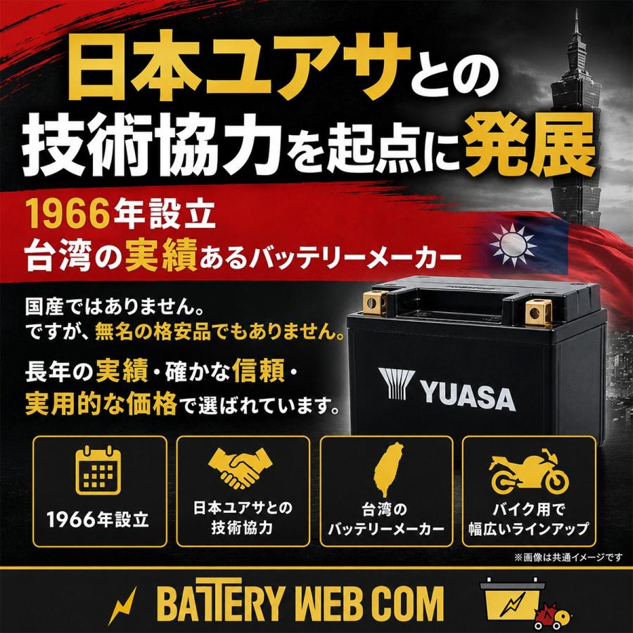 TTZ7SL 台湾 ユアサ yuasa バイク バッテリー 液入り充電済 オートバイ
