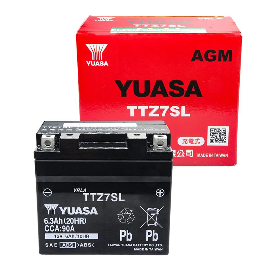 TTZ7SL 台湾 ユアサ yuasa バイク バッテリー 液入り充電済 オートバイ