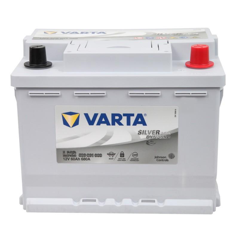VARTA A8-AGM D52 LN2 新品未使用！ D52 VARTA AGM Car battery -680cca -A8 - The Battery Cell