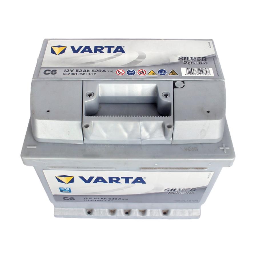VARTA 552-401-052 バルタ バッテリー VARTA C6 20時間率容量 52Ah