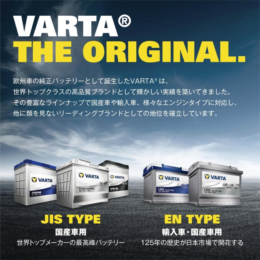 VARTA バルタ バッテリー VARTA 560-901-068 20時間率容量 60Ah LN2