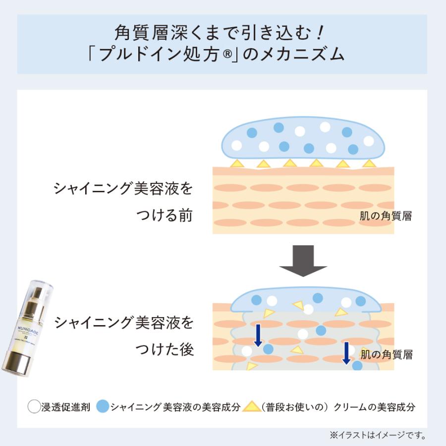 シャイニング美容液 20mL 2個セット（シャイニングトリートメントセラム）[美容液 ドクターズコスメ ミューノアージュ MUNOAGE SKINCARE]_4