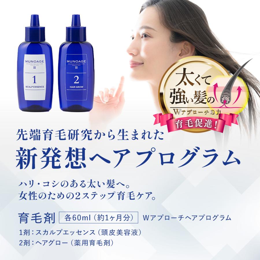 MUNOAGE 育毛剤 女性用 レディース 40代 60代 50代 30代 70代 MUNOAGE 育毛剤 女性用 レディース 40代 60代 50代 30代 70代