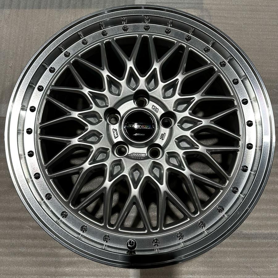 AME シュタイナー 20インチ バリ溝 美品 KYOHO 共豊 AME STEINER シュタイナーLMX 2085+45 5/114 20インチ 8.5J