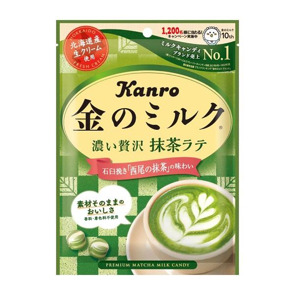 超歓迎】 濃い贅沢 金のミルク 抹茶 70g カンロ 超歓迎】 濃い贅沢 金のミルク 抹茶 70g カンロ